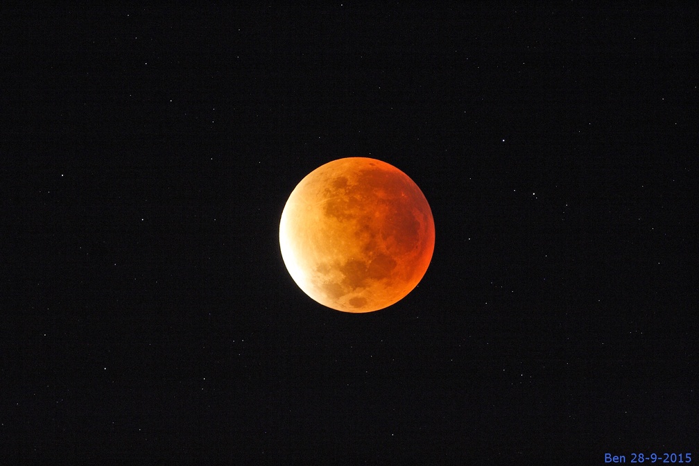 Luna in eclisse 28-9-2015 Pentax 75mm B POST 