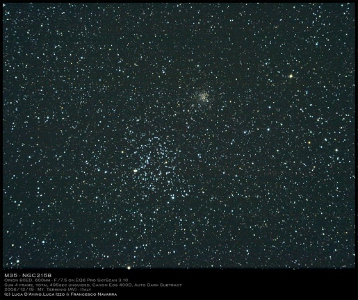 M35 NGC2158 20061215 davi