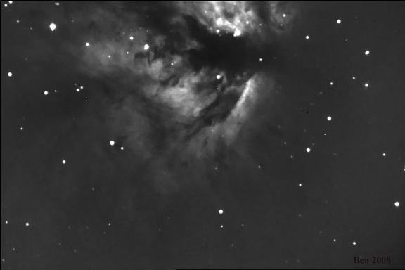 Flame Nebula 4x300sec L 8 12 2008 B POST 