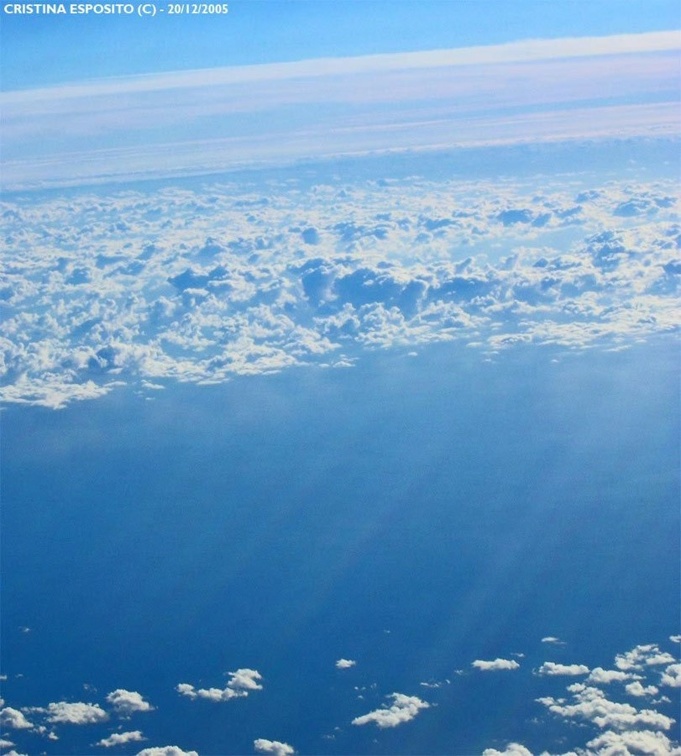 Nuvole dall alto Espo