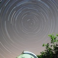 Startrails over Sorrento observatory 11 Agosto 2013
